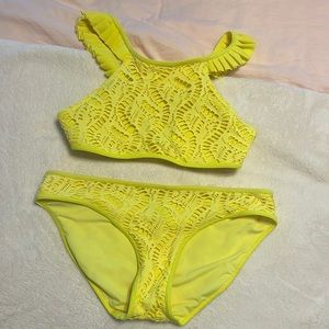 Aerie bathing suit, small top, medium bottoms